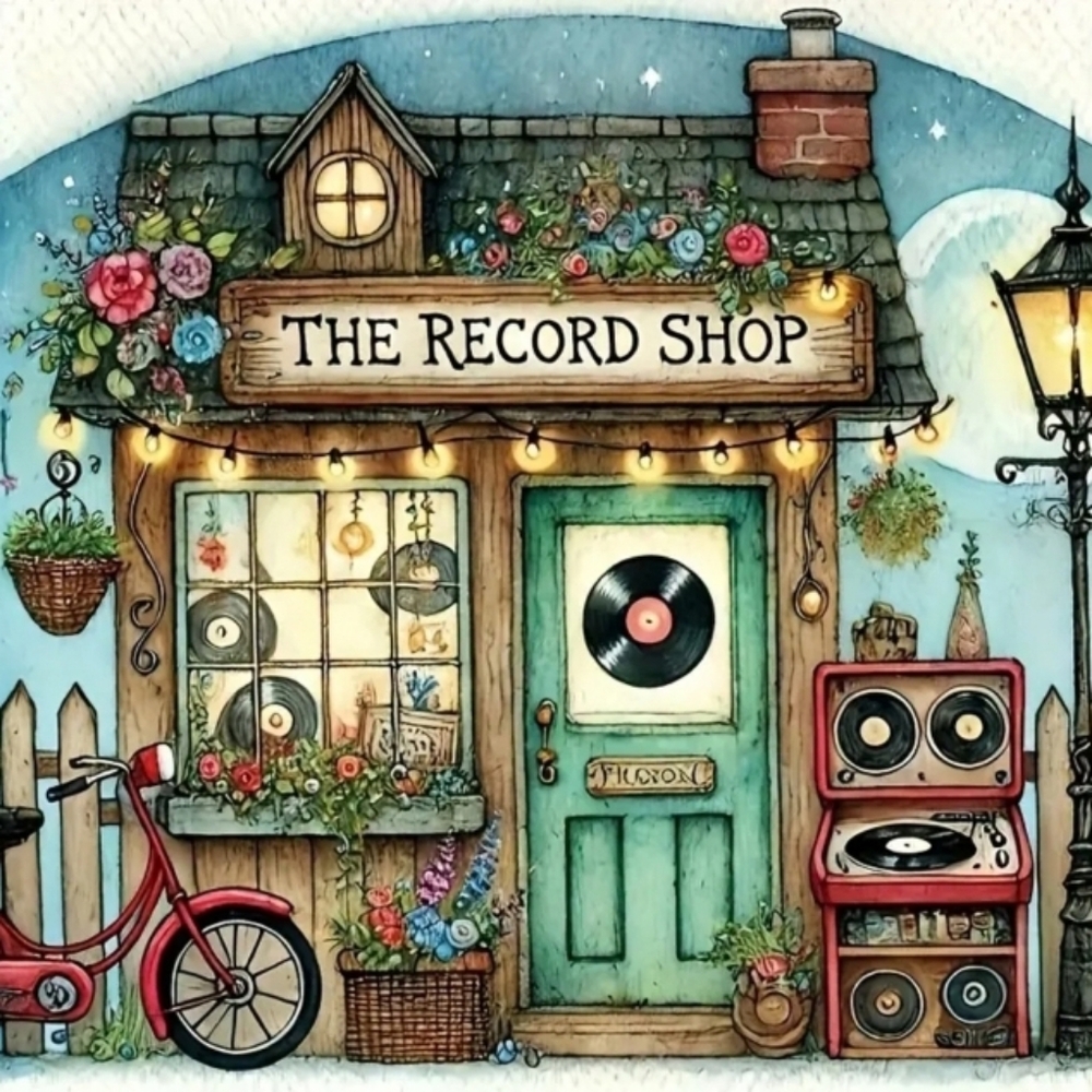 The Record Shop DIY 5D Full Round Drill Diamond Painting
